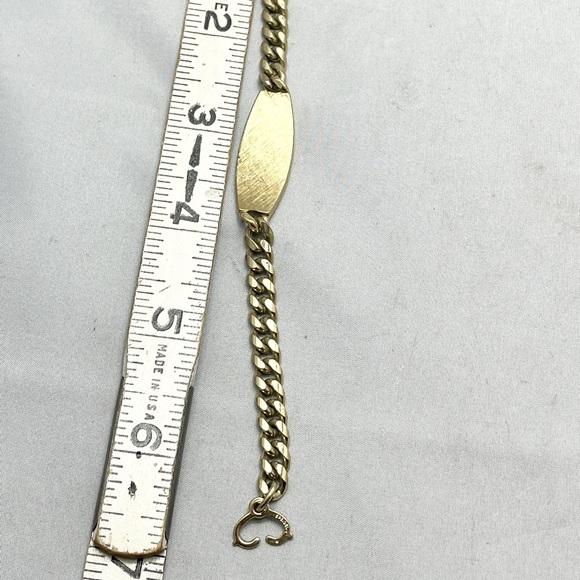 Vintage Speidel Janet Gold Chain Bracelet - Picture 3 of 4